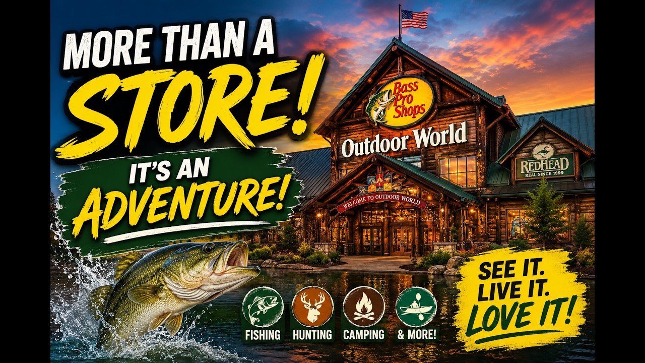 Bass Pro Shops-Outdoor world | Land of the Free | Kayaks, Fishing Gear & More