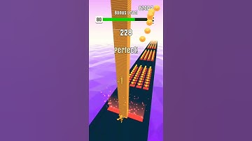 stack Colour All level challenge gameplay walkthrough Android iOS #sort #stack_colors #viral  #80