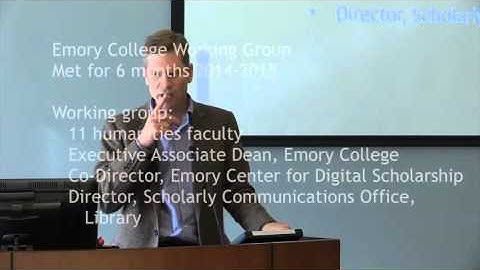 Connect with Research:  Michael Elliott, The Future of the Monograph in the Digital Era