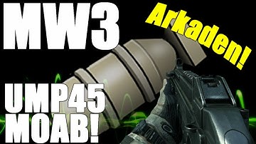 MW3: Rush Heavy UMP45 MOAB on Arkaden!