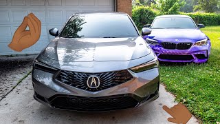 I prefer my Acura Integra over my BMW