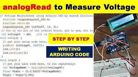 {728} How To Use analogRead Function Measure Voltage in Arduino Uno