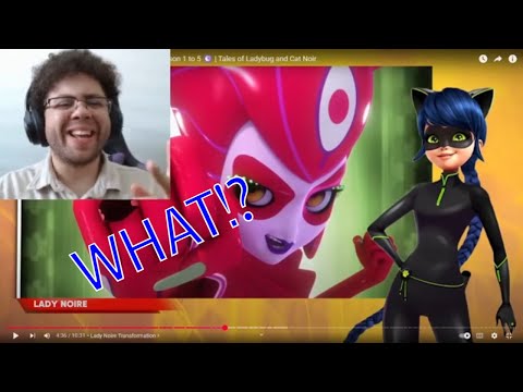 Reaction: Miraculous Ladybug All Transformations Seasons 1-5