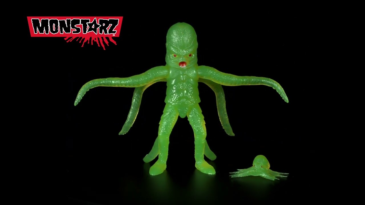 Monstarz OCTAMAN Radioactive Glow Version 3.75" Scale Retro Action Figure