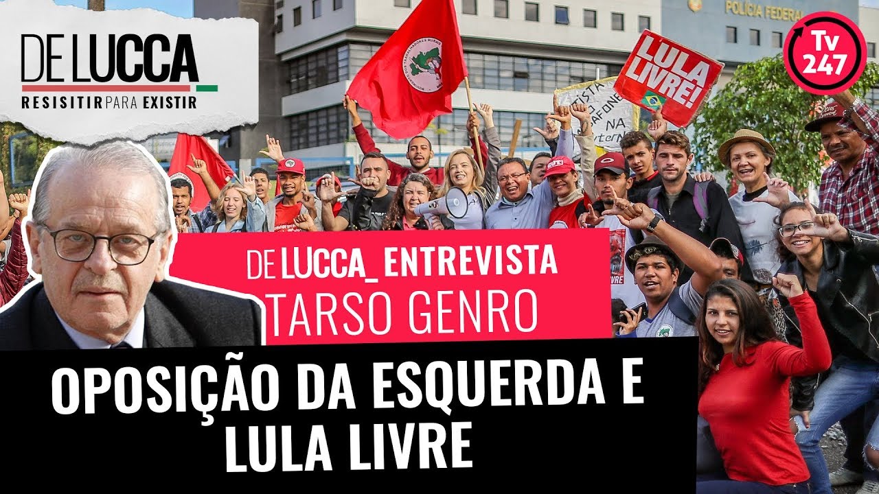hangouts on air alternative De Lucca entrevista Tarso Genro - Oposição de esquerda e Lula Livre!