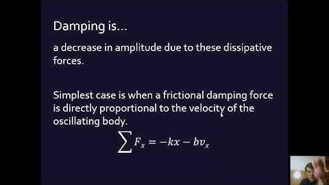 13.7 Damped Oscillations