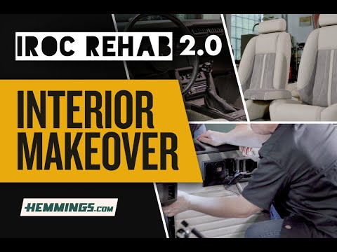 IROC REHAB 2.0 | 1987 Chevrolet IROC-Z Camaro Interior Refresh