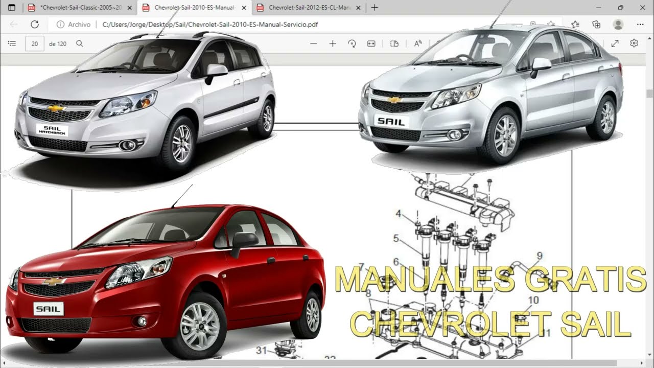 Manuales Gratis Chevrolet Sail - YouTube