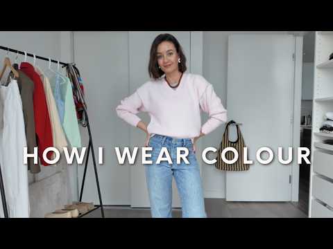 How I'm adding colour to my mostly neutral wardrobe | Spring Outfit Inspiration
