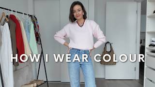 How I'm adding colour to my mostly neutral wardrobe | Spring Outfit Inspiration