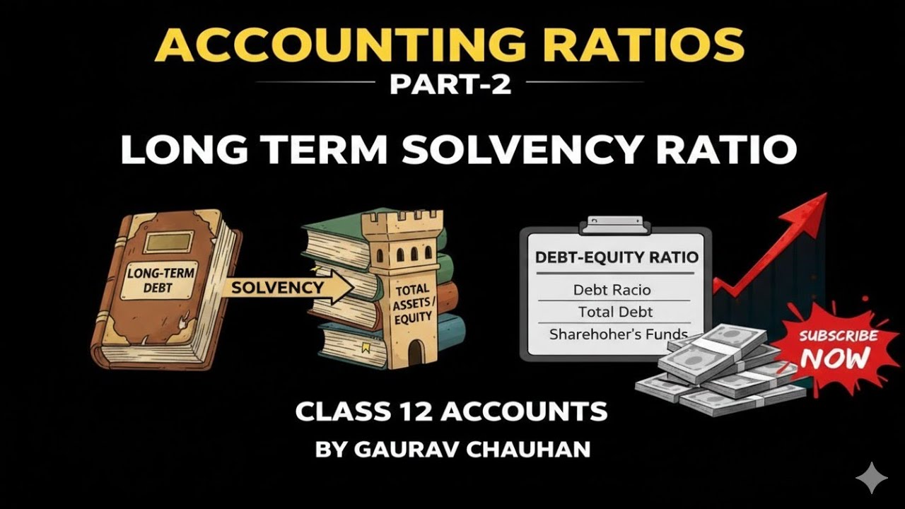 Accounting Ratios Part 2 | Debt Equity Ratio | Long Term Solvency Ratio ...