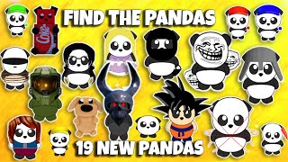 ROBLOX - Find the Pandas - 🐼 19 New PANDAS 🐼