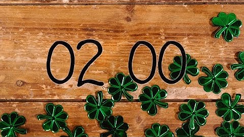 2 Minute St. Patrick’s Day Countdown Timer With Music ☘️🎵