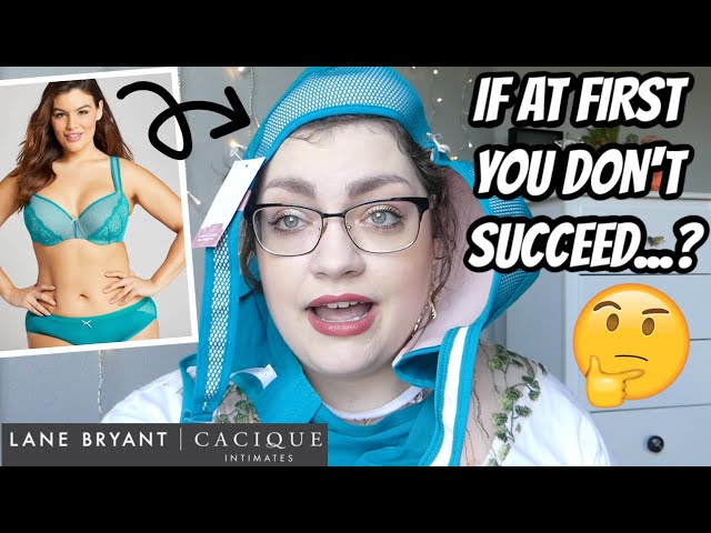 LET'S TRY THIS AGAIN  LANE BRYANT CACIQUE Bra Try-On Haul