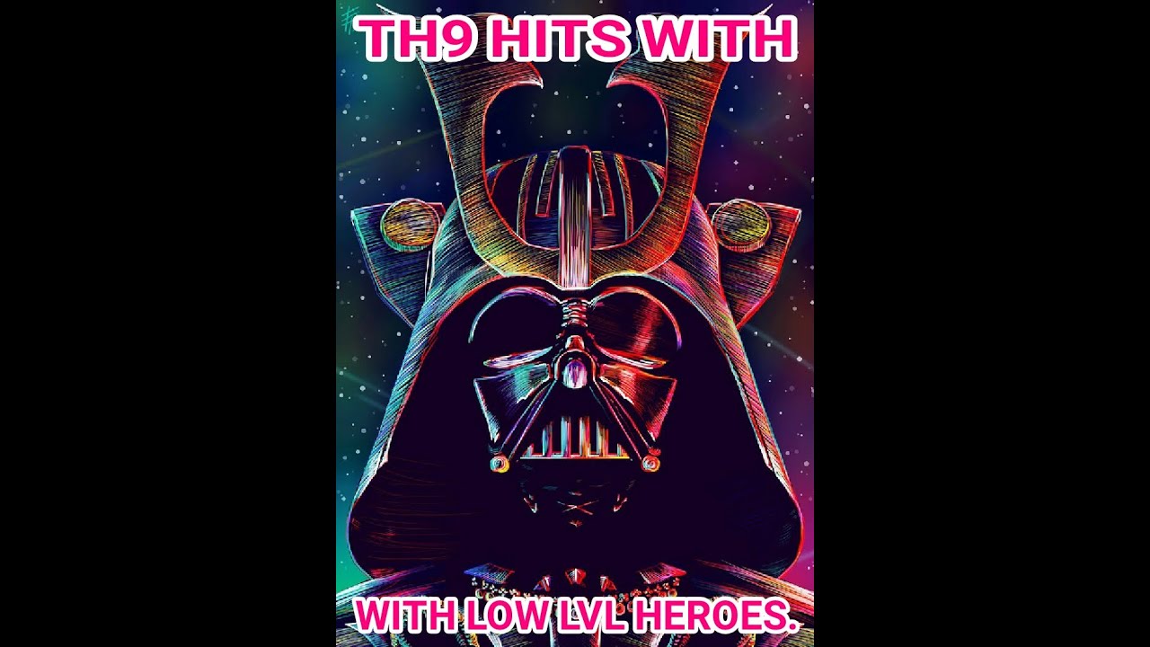 th9 3 stars with low level heroes