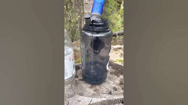 Lifestraw Flex in use