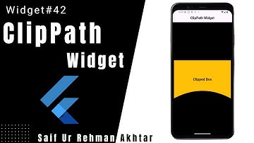 Flutter Clip Path Widget Explained | Flutter 215+ Widgets Series (Urdu/Hindi)