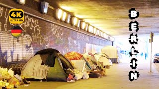 ❌Life under a BRIDGE in Berlin❌ 4K Walking Tour | Witzleben Neighborhood