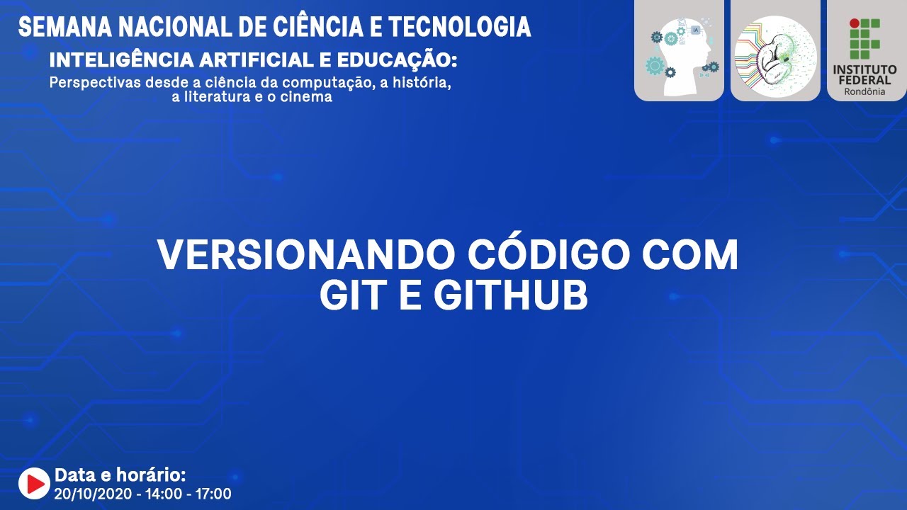 VERSIONANDO CÓDIGO COM GIT E GITHUB - YouTube