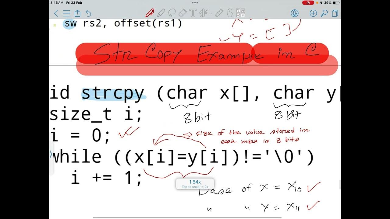 String copy example - YouTube