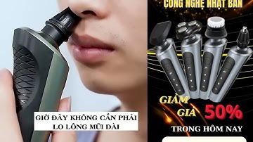 Máy Cạo Râu 9D Shaver Đa Năng Chống Nước Công Nghệ Nhật Bản 4 Trong 1 Đẳng Cấp Của Cánh Mày Râu