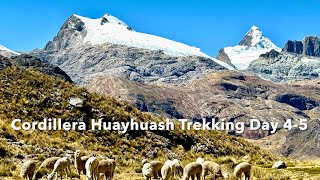 Cordillera Huayhuash Trekking Day 4-5