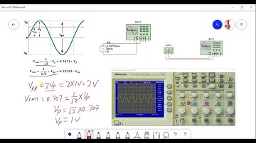 How to measure AC voltage using Elvis II and Multisim Part 1