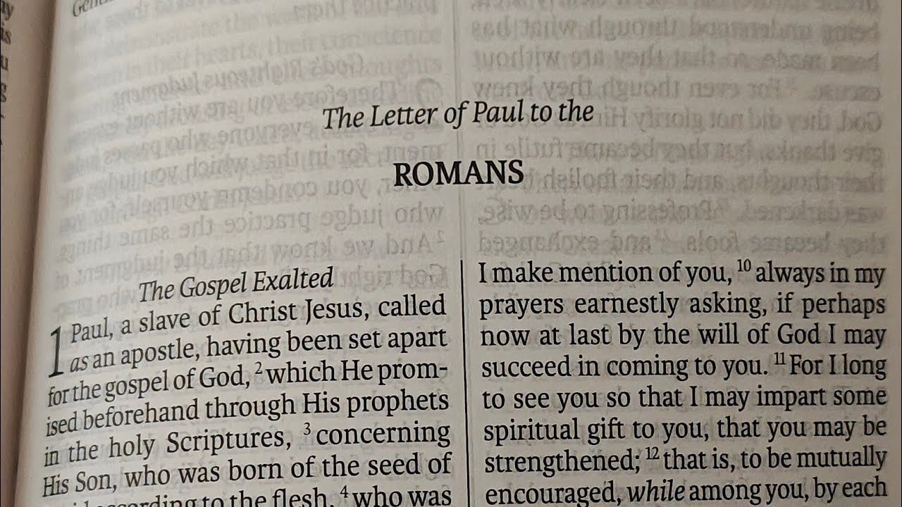 Romans chapter 3 youtube