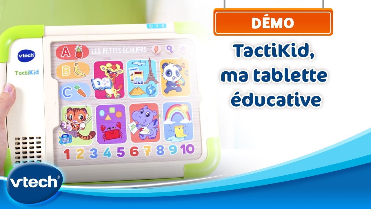 TactiKid, ma tablette éducative - Tablette enfant en partie en