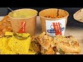 DAY 3 | LIVE MUKBANG | GUJARATI THALI WITH DABELI, DHOKLA, SEV TAMATAR SABJI, KADHI & JALEBI