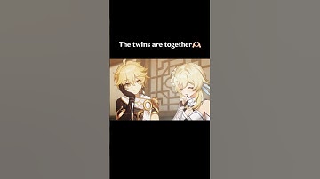 my heart melts whenever i see them together 😭 #genshinimpact #lumine #aether #explore #fyp #genshin