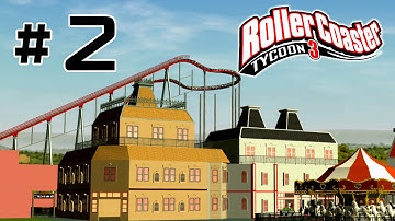 Roller Coaster Tycoon 3 | Building a New Park With Custom Scenery and Time Lapse Part 2