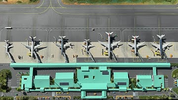 Build a hawaiian airport in 1/500 scale part 2/2 by @airportsforscale #airport #diorama