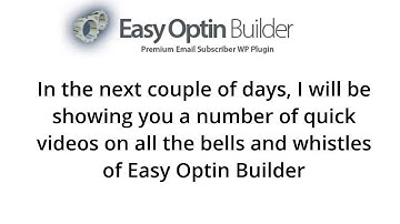 Easy Optin Builder - Responsive Design