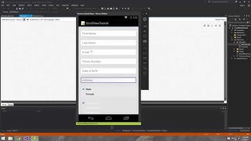 Xamarin Android Tutorial   34   Scrollview