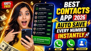 Best App to Auto Save WhatsApp Contacts Instantly (2026) 🚀