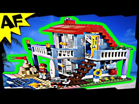 Seaside BEACH HOUSE 3-in-1 - Lego Creator Animated Building Review 7346