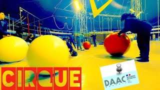 ENACR atelier cirque #jeux #acrobat  #ballon #circus #art  #acrobatics #sports #youtubers