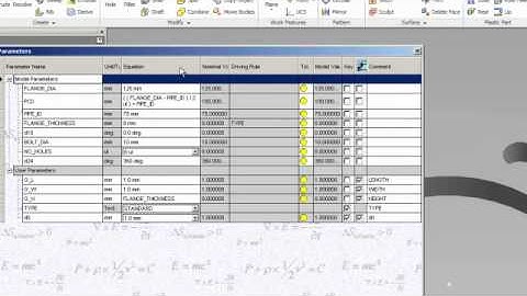 Autocad Inventor 2011 - iLogic and Parameter Enhancements Intro