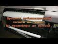 Сублимационная печать на ткани. Процесс от принтера до пресса.