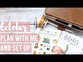 October Set Up in My Travelers Notebook | Plan With Me