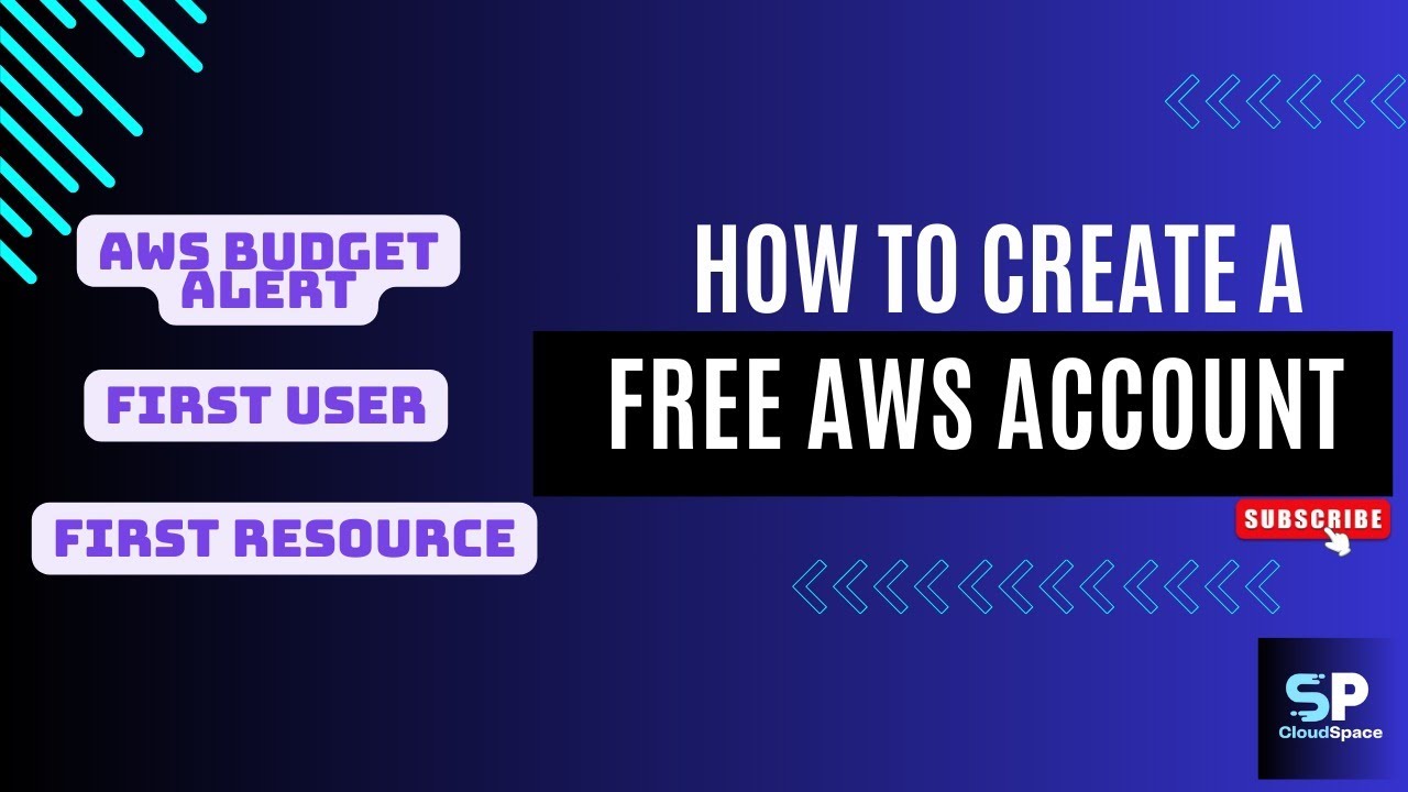 How to create free aws tier account iam best practices budget