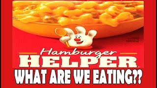 Hamburger Helper Microwave Singles Cheeseburger Macaroni  WHAT ARE WE EATING? WHY?  The Wolfe Pit