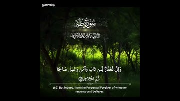 تلاوة عذبة تلامس القلوب 💚 ﴿وَعَجِلْتُ إلَيْكَ رَبِّ لِتَرْضى﴾