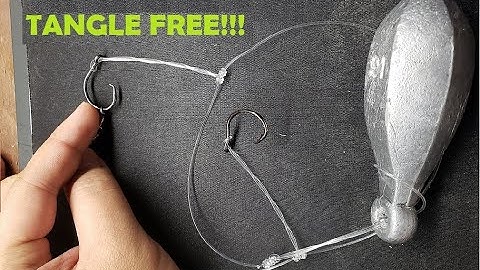 HOW TO TIE A BOTTOM RIG FOR DEEP SEA FISHING AND OTHER APPLICATIONS  !!!! (TANGLE FREE) !!!!