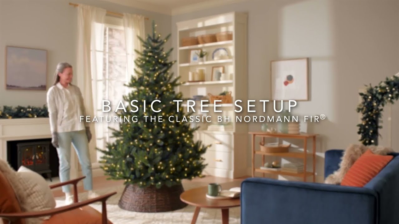 Basic Tree Setup Featuring The Classic Balsam Hill BH Nordmann Fir YouTube