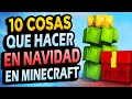 ✅ 10 Trucos Navideños en Minecraft!!!