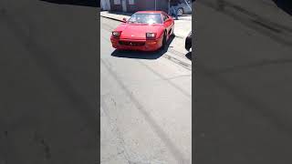 classic Ferrari in the streets of Bridgeport ct