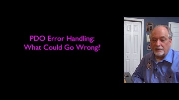 PHP, MySQL, and PDO - Part 4