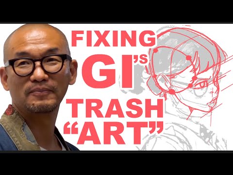 FIXING Kim Jung Gi's TRASH ART: DRAWING MORE WILL NEVER! EVER! MAKE YOU better